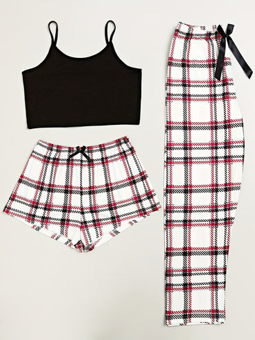 Suspender Shorts Trousers Style Three-piece Suit European And American