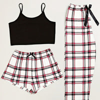 Suspender Shorts Trousers Style Three-piece Suit European And American