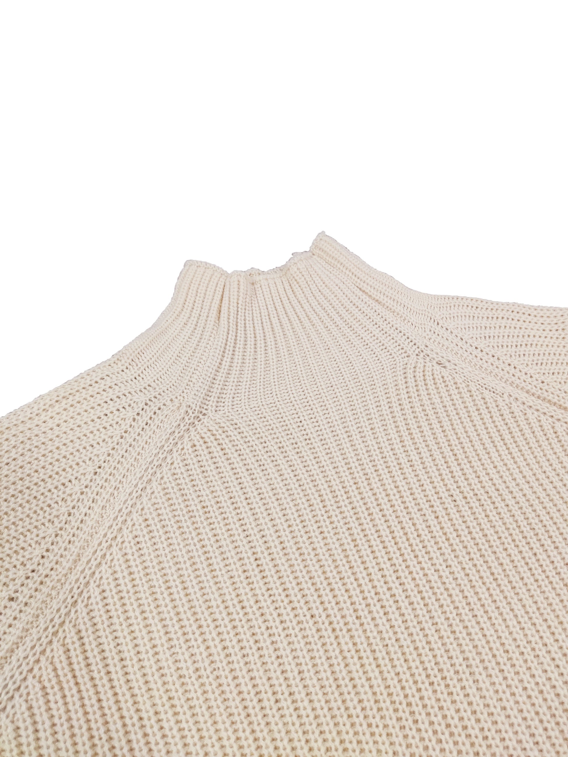 Plus Size Casual Sweater Dress, Women's Plus Solid Long Sleeve High Neck Slight Stretch Loose Fit Sweater Dress - Veloxea