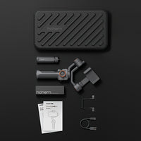 hohem iSteady M6 Gimbal Stabilizer for Smartphone, New Upgrade 3-Axis Phone Gimbal for iPhone & Android, Smart Tracking, 360°Infinite Rotation, 18H Long Battery, OLED Display for Video Recording - Veloxea