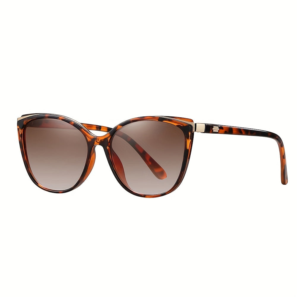 Cat Eye Fashion Glasses For Women Men Casual Anti Glare Gradient Glasses For Driving Travel Beach - Veloxea