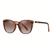 Cat Eye Fashion Glasses For Women Men Casual Anti Glare Gradient Glasses For Driving Travel Beach - Veloxea