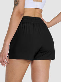 2 Pack 3" Womens Athletic Shorts Basic Running Shorts Lightweight Quick Dry Gym Workout Shorts With Pockets - Veloxea