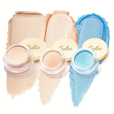 Oulac Blue with Orange pearl Cream Eyeshadow Set also for Highlighter Sheer and pearl Eye Shadow