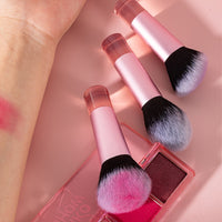 10-Piece Mini Travel Makeup Brush Set - Sleek & Minimalist Design with Portable Storage Bag, High-Quality Cosmetic Brushes for Versatile Makeup Application, Ideal Travel Essentials for Beauty Enthusiasts - Veloxea