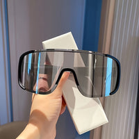 Unisex Sports Glasses Y2K Fashion Large Frame - Veloxea