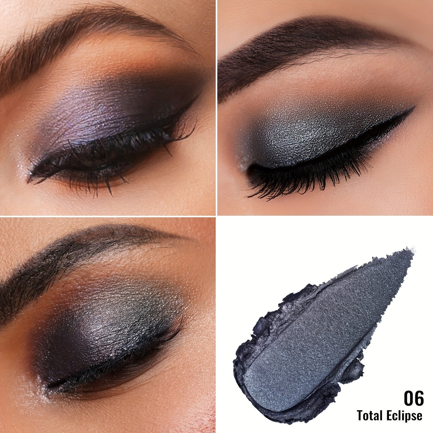 Oulac Halloween Eyeshadow Set, Including Satin Eyeshadow Cream And Liquid Eyeshadow - Highly Pigmented Eye Shadow