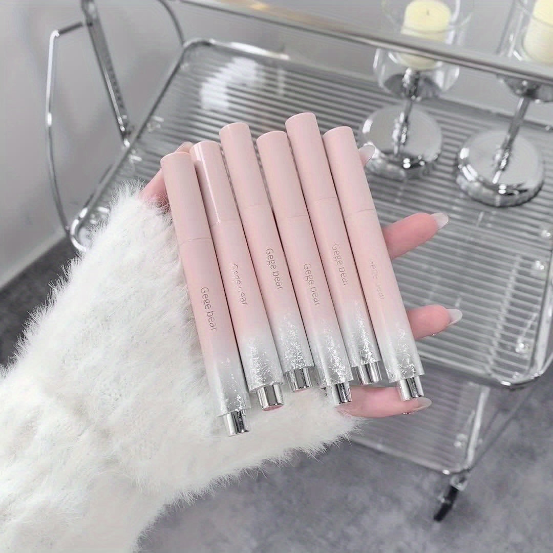 Clear Rotating Tinted Lip Balm, Solid Lipstick Moisturizing Nourishing, For Water Light Mirror Glass Feeing Lip, Can't Rotate Back After Rotating - Veloxea