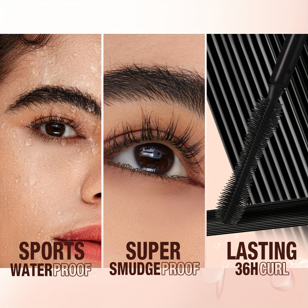 O.TWO.O Mascara Waterproof Long Lasting 36H Volume Curling Smudge-proof Long Lash Easy To Wear Eye Makeup